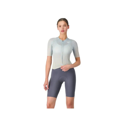 Castelli Free Sanremo 3 Women's Short Sleeve Suit - Winter Sky/Silver Moon-Smoky Grey