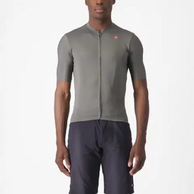 Castelli Unlimited Entrata 2 Short Sleeve Jersey in Gunal Grey