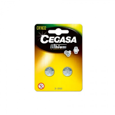 Cegasa Lithium Coin Battery Pair CR1632