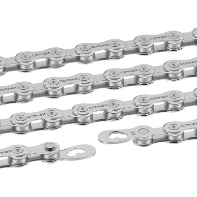 Connex 10S0 Bicycle Chain 114 Link 10-Speed Heat Treated Steel with Connex Link