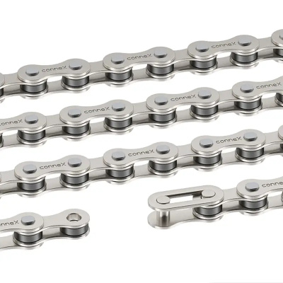 Connex 708 Bicycle Chain 108 Link Narrow SS or 5 6 7 Speed Nickel Plated Steel with Snap-O