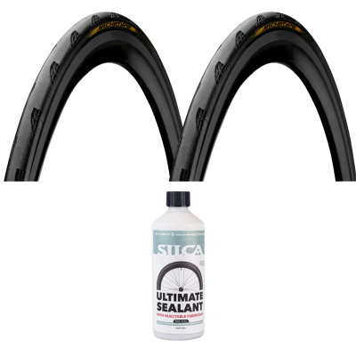 Continental Archetype 700x30c Tyre with Silca Ultimate Tubeless Sealant v2 500ml Bundle