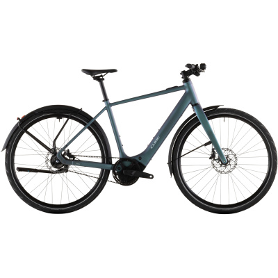 Cube Editor Hybrid SLT 400X FE Electric Hybrid Bike 2026 In Smaragdgrey/Prism