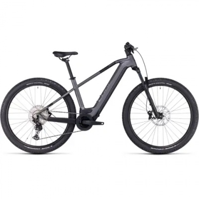 Cube Reaction Race 750 Electric Mountain Bike 2024 in Grey Metal