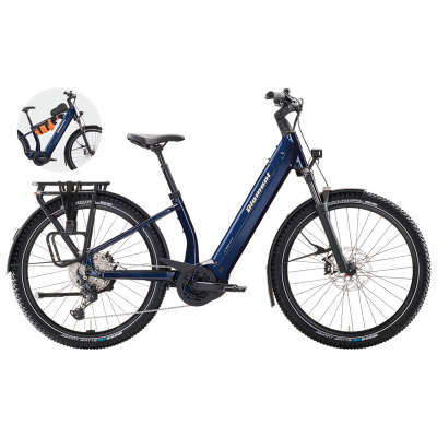 Diamant Suvea Trip Plus Lowstep 600Wh Electric Hybrid Bike 2027 Midnight Blue