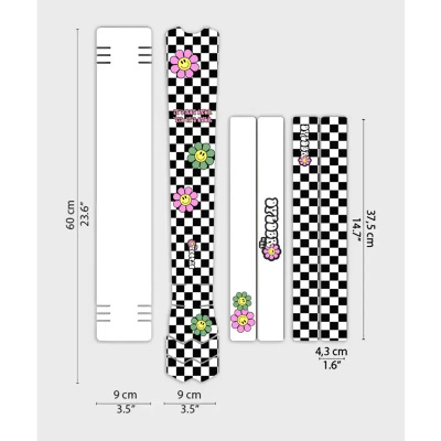 Dyedbro Ella Conolly Signature Series MTB Frame Protection Kit