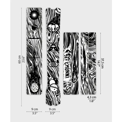 Dyedbro Kaos MTB Frame Protection Kit