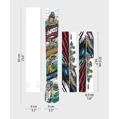 Dyedbro MTB Frame Protection Kit