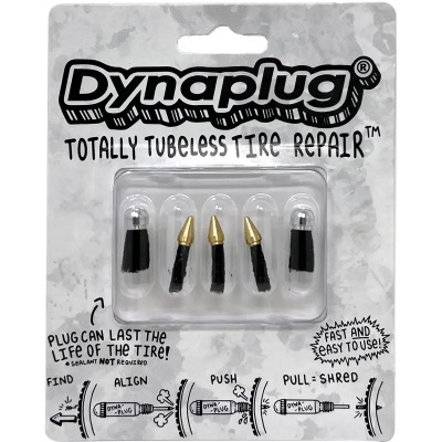 Dynaplug Plug Tubeless Repair Pack 3 x Soft Nose and 2 x Mega Plugs Pack
