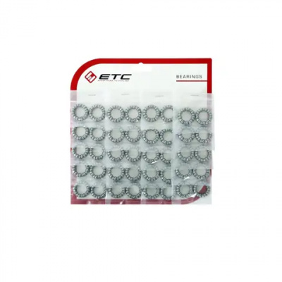 ETC BMX Bottom Bracket Bearing Race 5/16 Silver