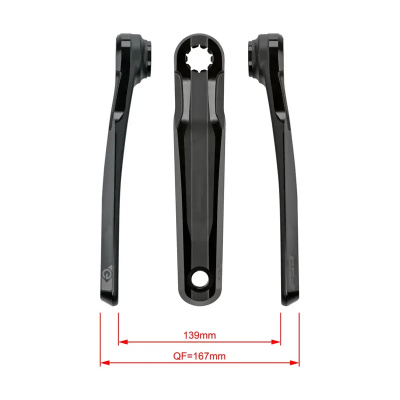 FSA Bosch G4 Ebike Chainset CK-762NC/ IS Black 170mm