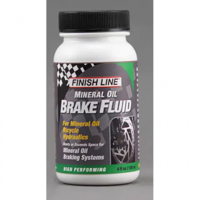 Finish Line Hydraulic Brake Fluid Mineral Oil 4oz  / 120 ml
