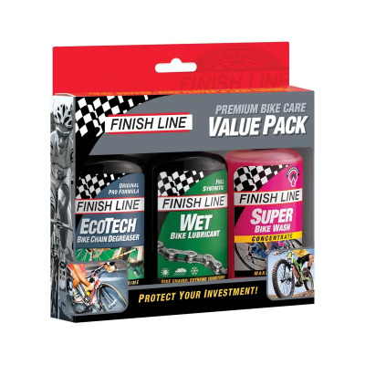 Finish Line Multi Degreaser / SuperBike Wash / Wet Lube Kit 4 oz / 120ml