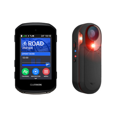 Garmin Edge 850 Touchscreen GPS Cycling Computer and Varia RCT715 Radar Rear Light Bundle