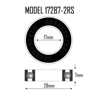 Halt 17287-2RS Bearings