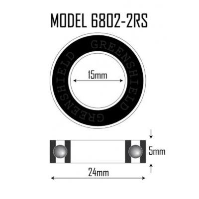 Halt 6802-2RS Bearings