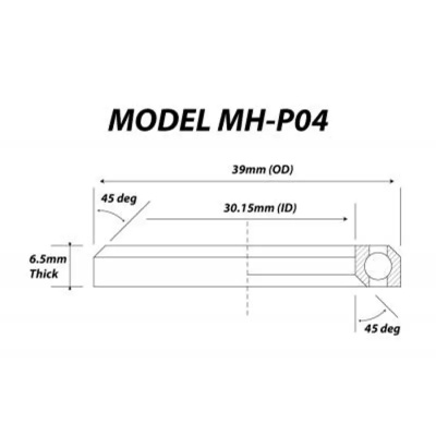 Halt MH-P04 39 x 30.15 x 6.5 Bearing