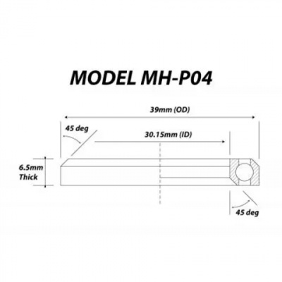 Halt MH-P04 Bearing 39mm x 30.15mm x 6.5mm