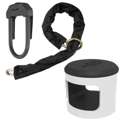 Hiplok DXXL D-Lock and Chain Combo with Hiplok Ankr Ground and Wall Anchor