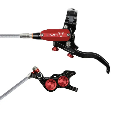 Hope Brake EVO GR4 - No Rotor - BRAIDED - Left Hand