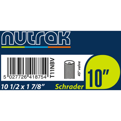 Inner Tube Nutrak 10 1/2 x1 7/8in with a Schrader Valve