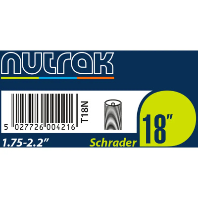 Inner Tube Nutrak 18x1.75-2.125 inch with Schrader Valve