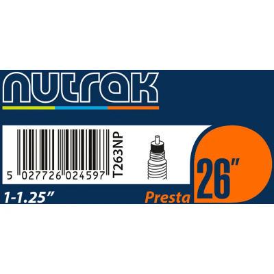 Inner Tube Nutrak 26 x 1-1.25 inch with a 48mm Presta Valve
