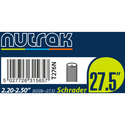 Inner Tube Nutrak 27.5 x 2.2-2.5 inch with Schrader Valve
