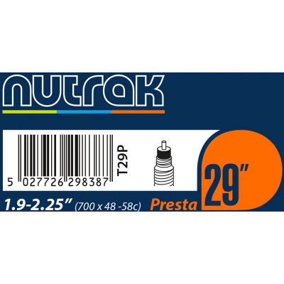 Inner Tube Nutrak 29 x 1.9-2.2 Inch with a 48mm Presta Valve