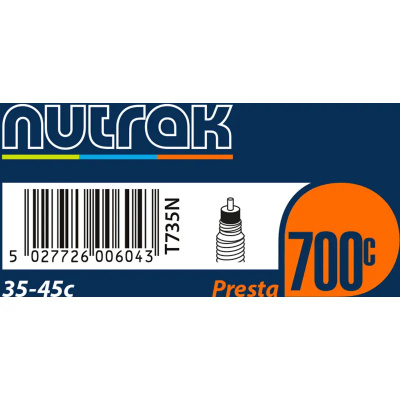 Inner Tube Nutrak 700x35-45c with a 39mm Presta Valve