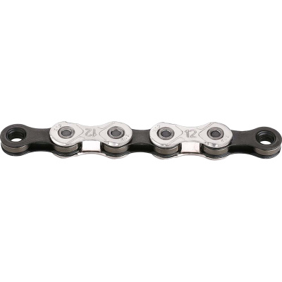 KMC Silver/Black X12 Chain 128L