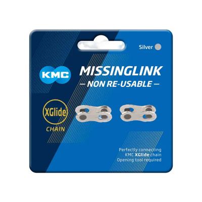 KMC X-Glide Non Reusable MissingLink 2pcs