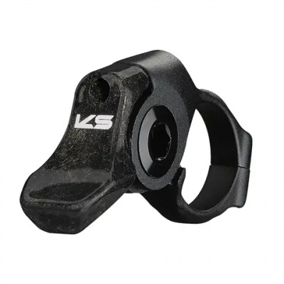 KS KGSL Carbon Handlebar Mounted Remote Dropper Lever In Black