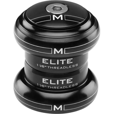 M-Part Elite Headset 1in Threadless Black EC30/25.4 EC30/27