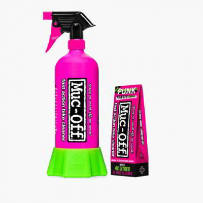 Muc-Off Punk Powder Bike Cleaner 4 Pack and Bottle Bundle
