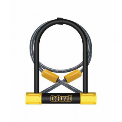 OnGuard Bulldog DT DLock 230mm + Cable Silver Sold Secure Rating