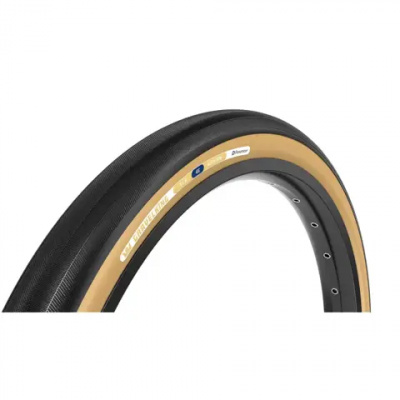 Panaracer Gravelking Slick TLR 700c Gravel Tyre in Black/Brown