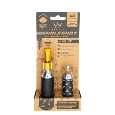 Peaty's Holeshot CO2 Tyre Inflator - Road and Gravel - 16g
