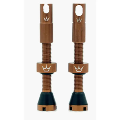 Peaty's X Chris King Tubeless MK2 Valves 42mm (Box Of 12) Bourbon 42mm - box of 12
