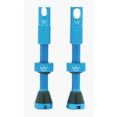 Peaty's X Chris King Tubeless MK2 Valves 42mm (Box Of 12) Turquoise 42mm - box of 12