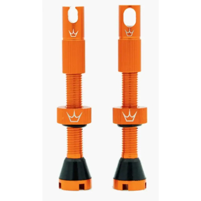 Peaty's X Chris King Tubeless MK2 Valves 60mm (Box Of 12) Mango 60mm - box of 12