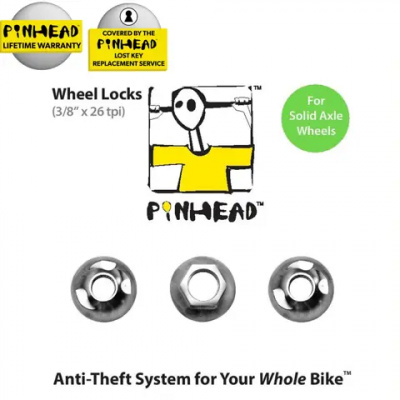 Pinhead Solid Axle Wheel Lock 3/ 8x26tpi