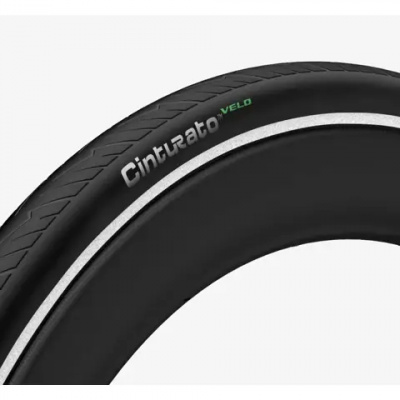 Pirelli Cinturato Velo TLR Reflective 700x28-35c Tyre in Black