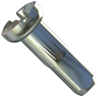 Polyax Brass Nipples 14mm Silver bag of 100