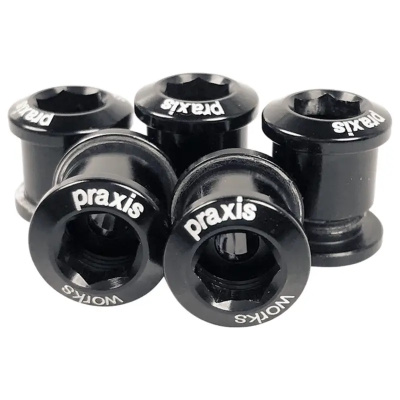 Praxis Works Alloy Chainring Bolts 5 Pack m8.5 x 0.75