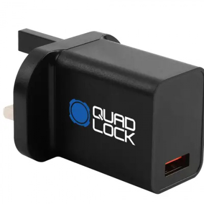 Quad Lock 18W UK Power Adapter USB-A