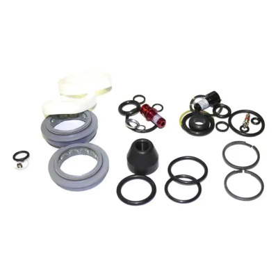 RockShox Fork Service Kit - Full Service Solo Air Includes Air Seals Damper Seals Hardware Black Seals - SID A2-A4/Reba A1-A6 2012-2017 Non-Boost: