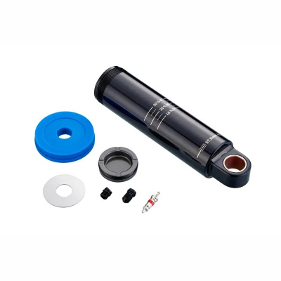 RockShox Spare - Rear Shock Spare Parts Damper Body/IFP Standard Eyelet 57.5mm Includes Damper Body IFP Valve Core 7.5mm Travel Spacer and Caps - Delu