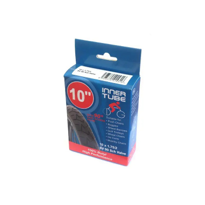 Rubena 10 x 1.75/2.00 Inner Tube - Schrader bent Valve