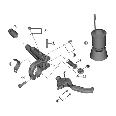 SHimano BL-M9000 hose cover